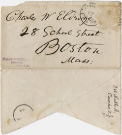 Thumbnail for Walt Whitman letter to Charles W. Eldridge, 1884 May 7 - Image 1
