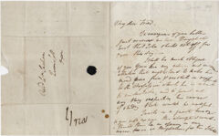 Thumbnail for William Wordsworth and Mary Wordsworth letter to William Jackson, 1827 January 26 - Image 1