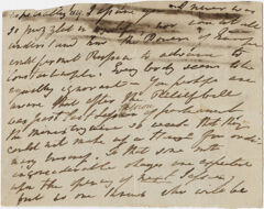 Thumbnail for William Wordsworth letter fragment to one of his sons, 1829 - Image 1