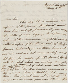 Thumbnail for William Wordsworth letter to Messrs. Longman, May 10 - Image 1