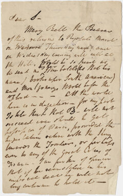 Thumbnail for William Wordsworth letter to Robert Southey, 1815 March - Image 1