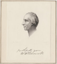 Thumbnail for William Wordsworth, profile, facing left