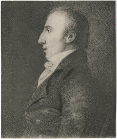 Thumbnail for William Wordsworth, head and shoulders portrait, facing left